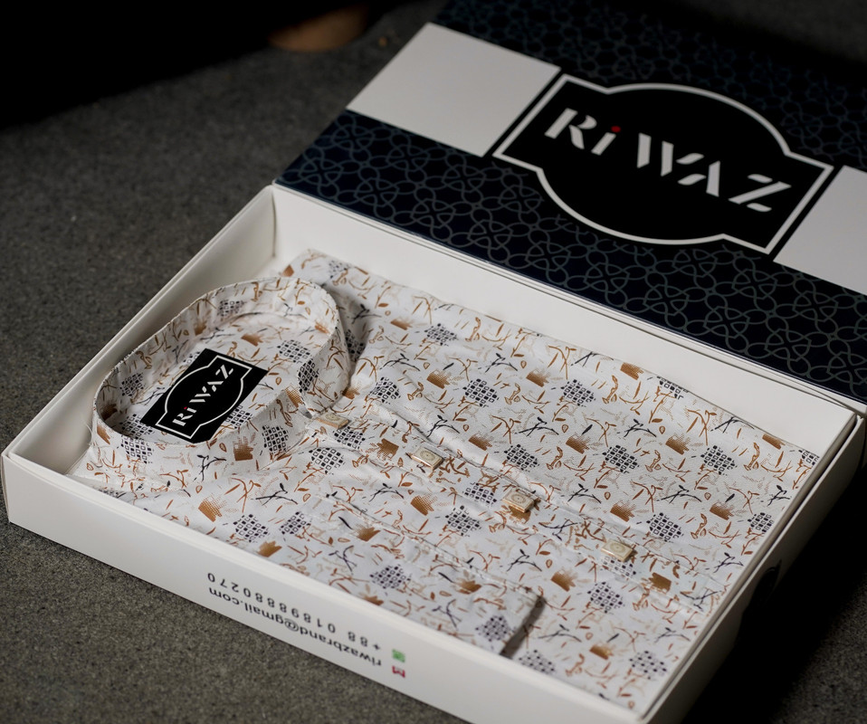 Premium Cotton Print Panjabi