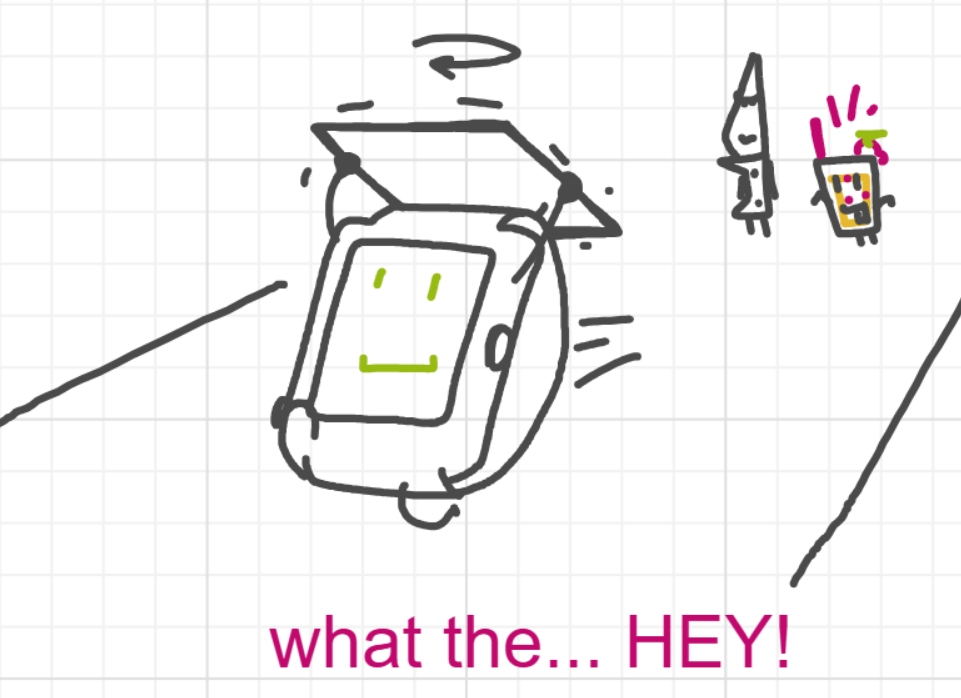 A panel from A Murder On The, episode six of the Board Boards object show by Furretwalk/WalkingFurret.