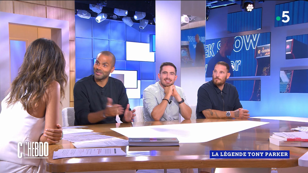 C l'hebdo la suite - Saison 8 - Invités Tony Parker, Loury Lag, Martin Petit et ..._France 5_2023_09