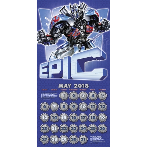 Transformers-The-Last-Knight-Wall-Calendar-00
