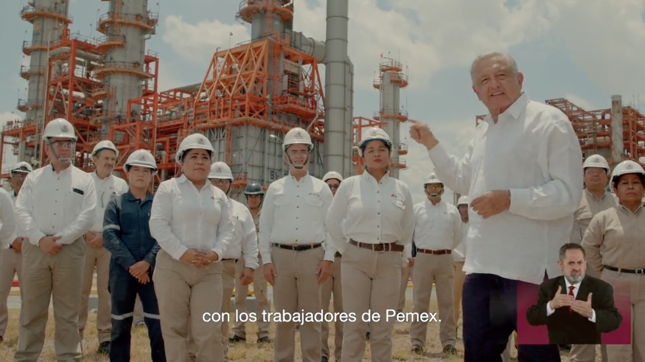 AMLO asegura que habrá autosuficiencia energética rumbo a su 4to informe