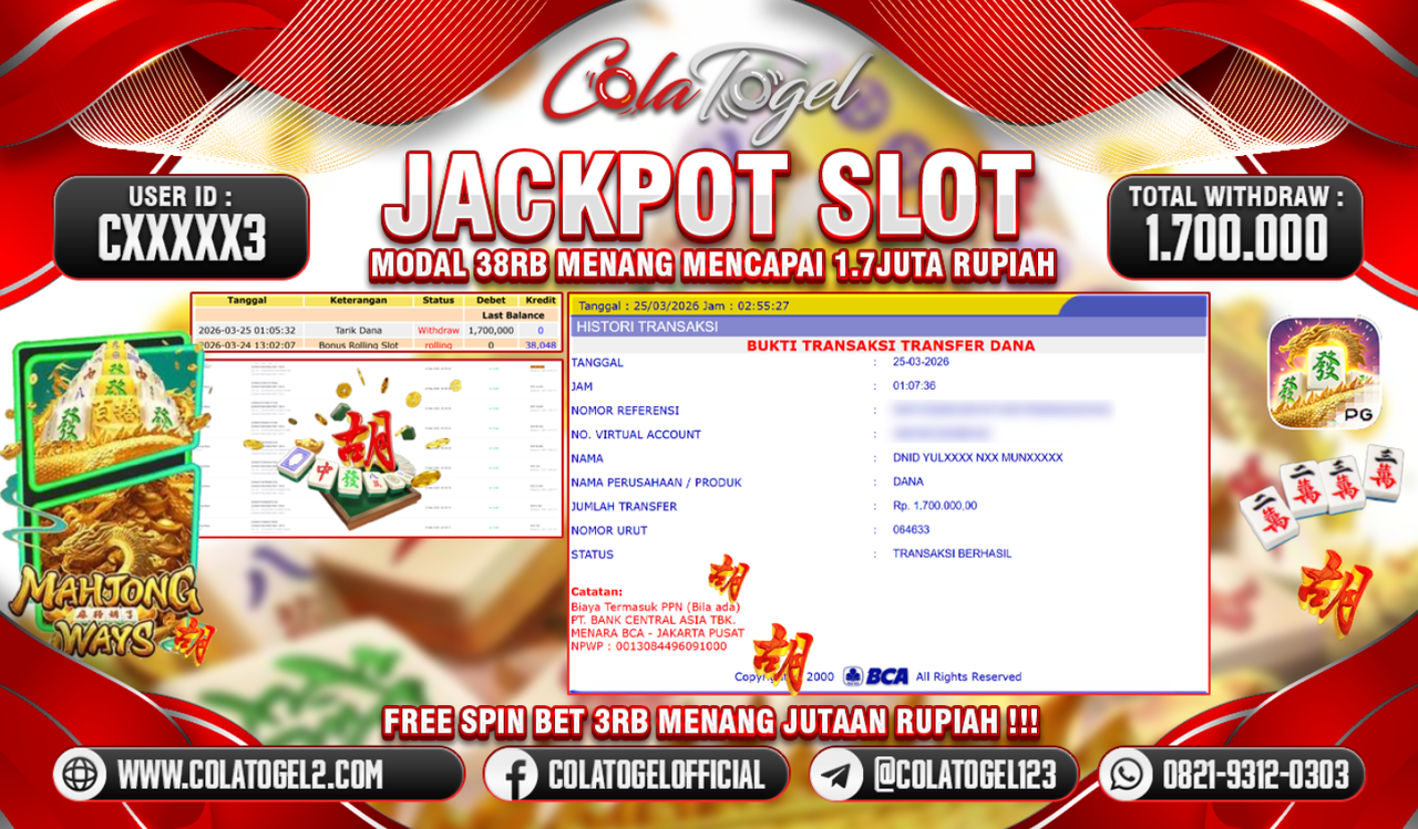 JACKPOT SLOT GACORR!!