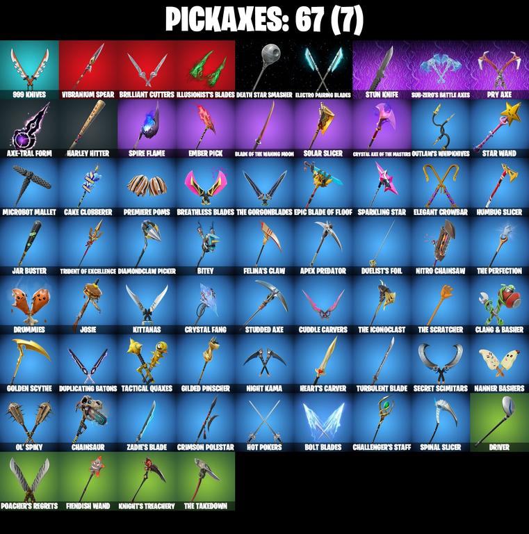 pickaxes comp