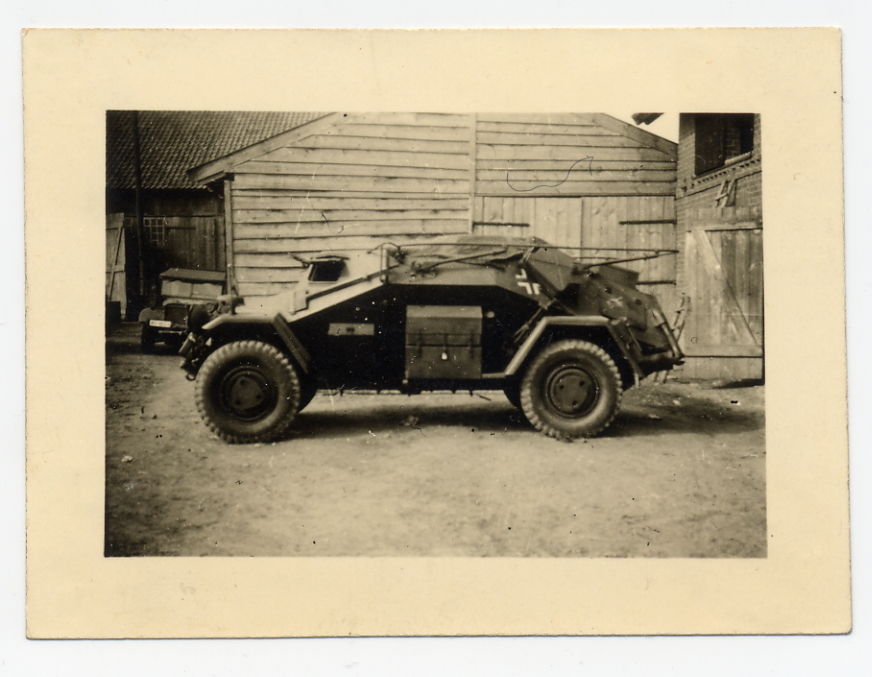 Foto Spähwagen 2. Weltkrieg WWII Militär Technik