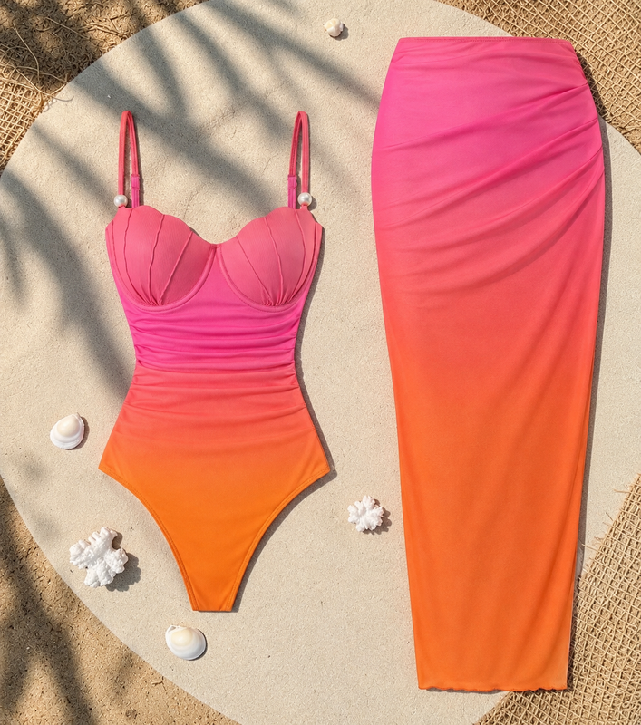 One-piece Passion Fruit with Cover up