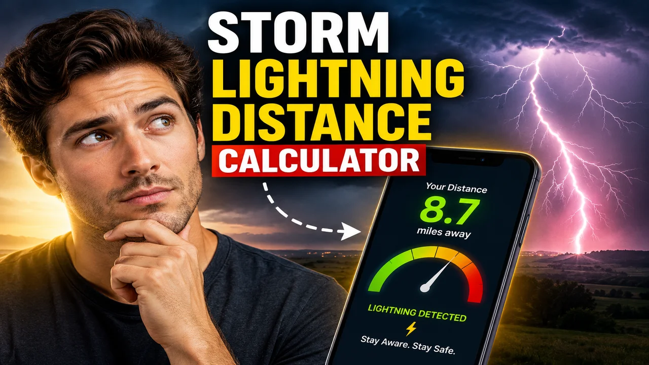 Storm Lightning Distance Calculator