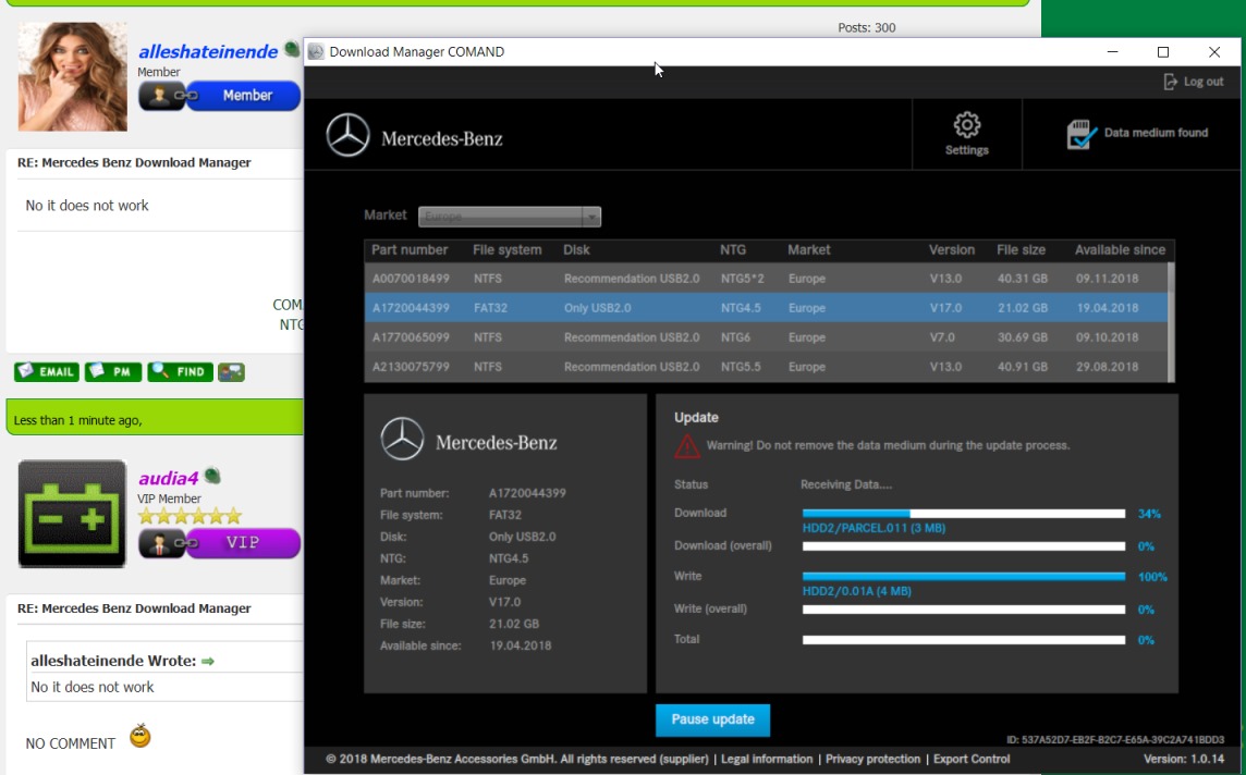 Mercedes download manager map pilot