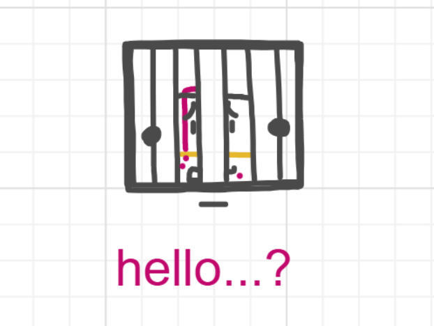 A panel from A Murder On The, episode six of the Board Boards object show by Furretwalk/WalkingFurret.