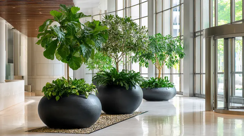 большие кашпо