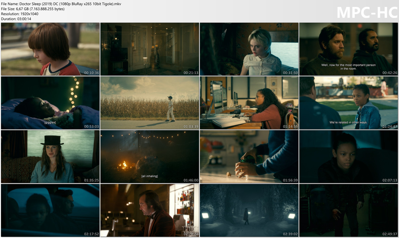 Doctor Sleep (2019) DC (1080p Blu Ray x265 10bit Tigole) mkv thumbs