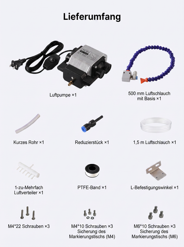 Cloudray Luftunterstützung für Lasergravierer
