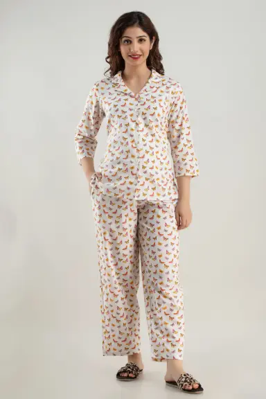 pure cotton night suits