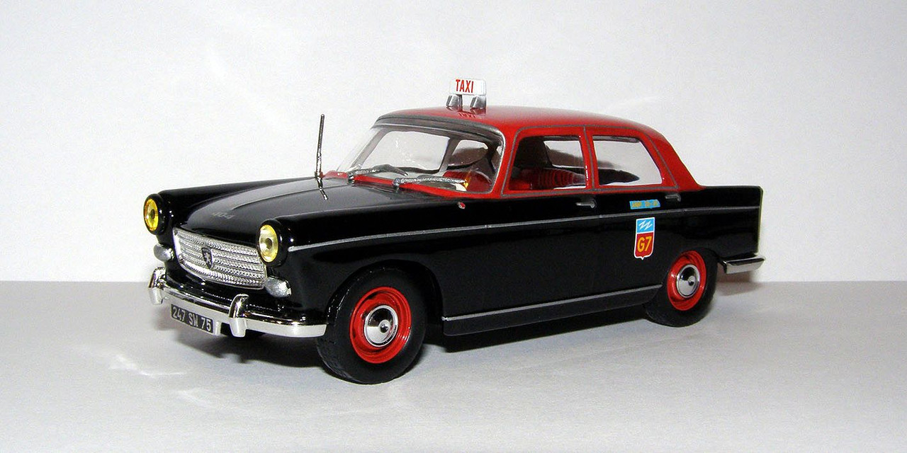 1960 Peugeot 404 Grand Tourisme Taxi Paris (IXO Models for Altaya TX#03) 1