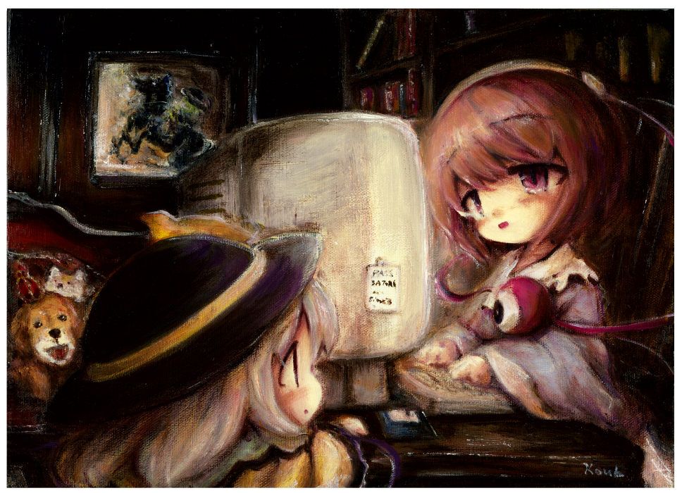 komeiji-koishi-and-komeiji-satori-touhou-and-1-more-drawn-by-kouba-8b8824f821de3b258c2e4eab4942c2