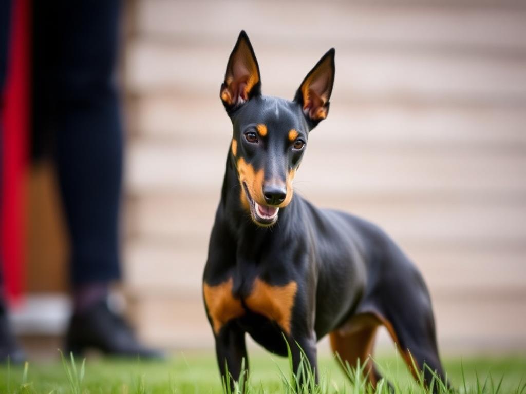 The appearance of a Manchester Terrier
