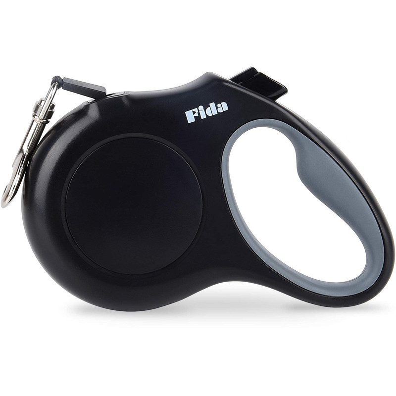 Fida Retractable Dog Leash 16ft Small Dog Black
