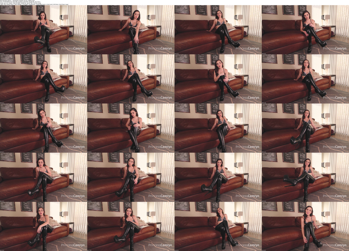Princess Camryn - Permanent Chastity For My Leather_s