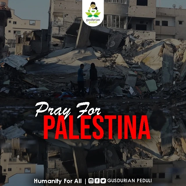 Poster Pray For Palestina