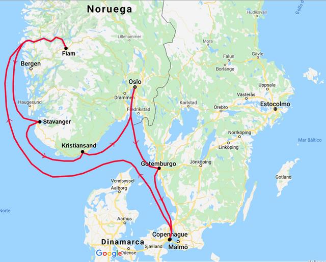 CRUCERO FIORDOS 2015 - Flam, Stavanger, Kristiansand, Oslo, Gotemburgo - Blogs de Baltico y Fiordos - Crucero por los fiordos: El origen (1)