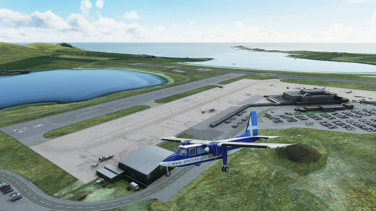 Sumburgh airport EGPB on Shetland Islands - Community Screenshots