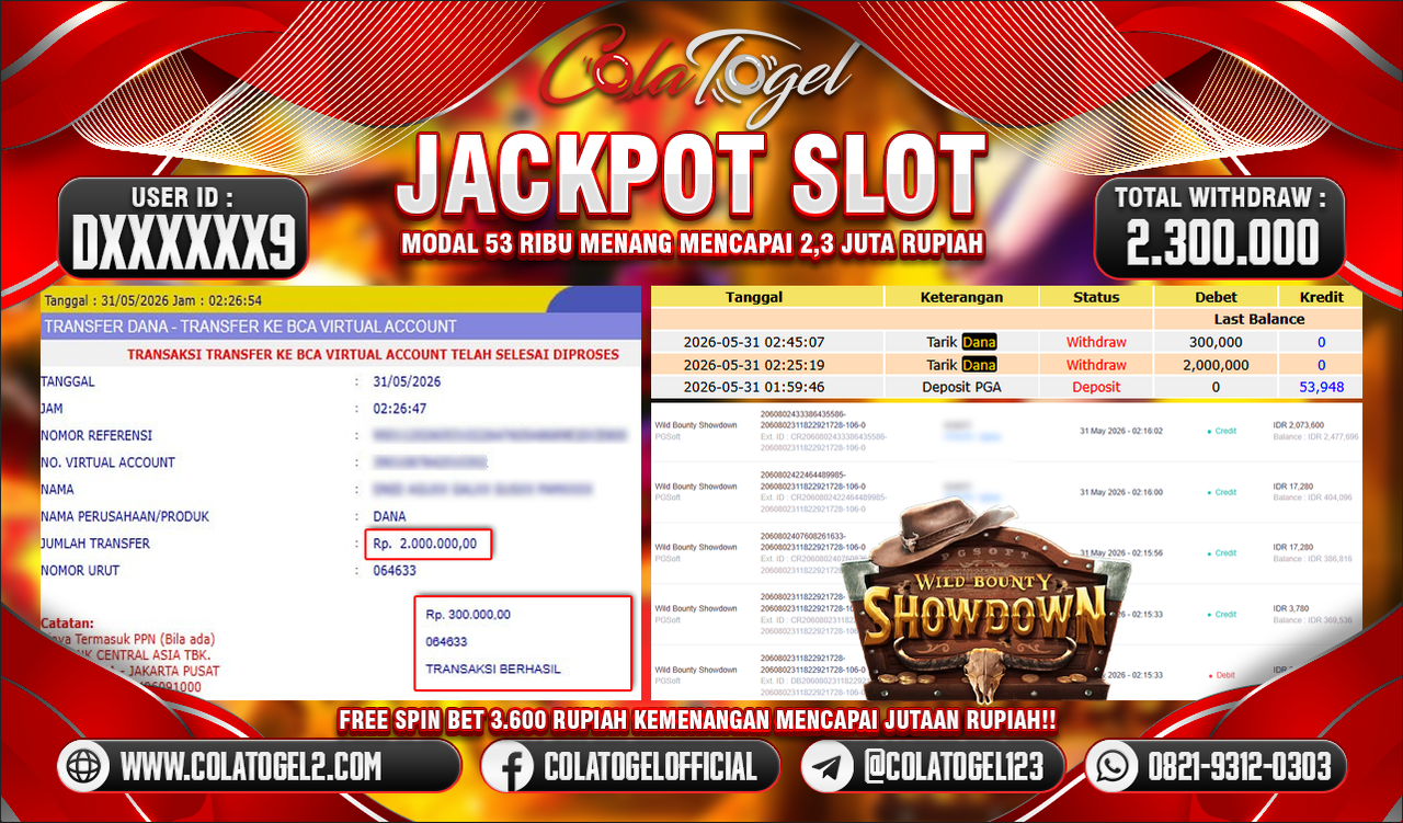JACKPOT SLOT GACOR!!