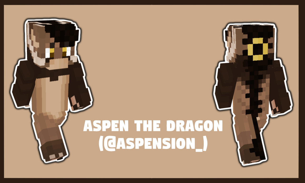 Aspen The Dragon | @Aspension_ (Commission) Minecraft Skin