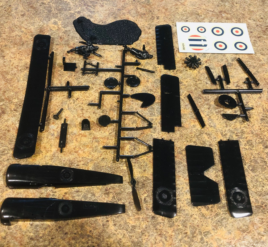 Sopwith Triplane Inside the box