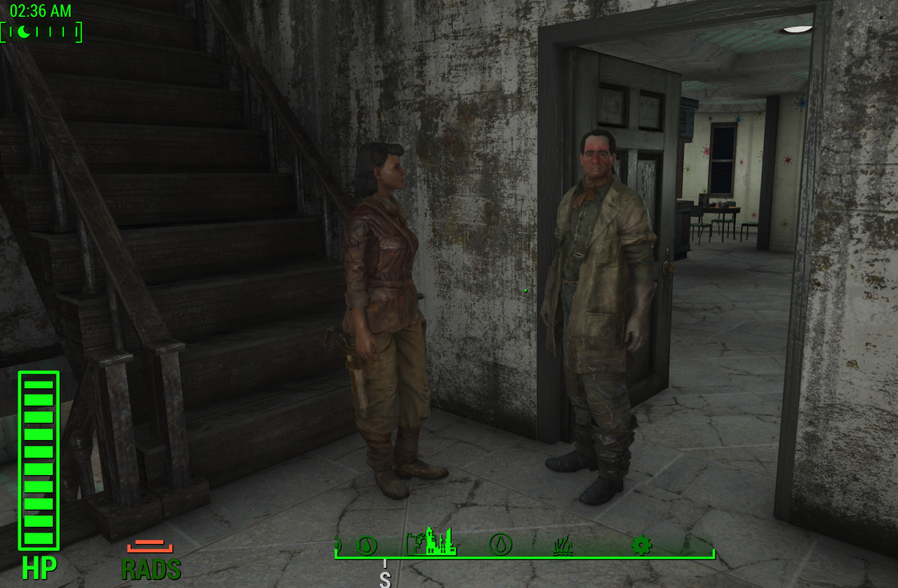 NPC s stuck in stairwell Bldg 12