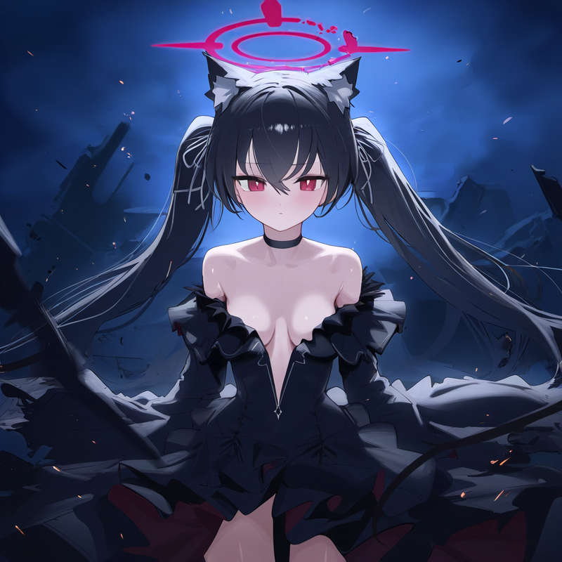 1girl, serika, [[[[shiroko terror]]]], [[blue archive]], mikozin, NDGD, ohlia, { s-2589393923