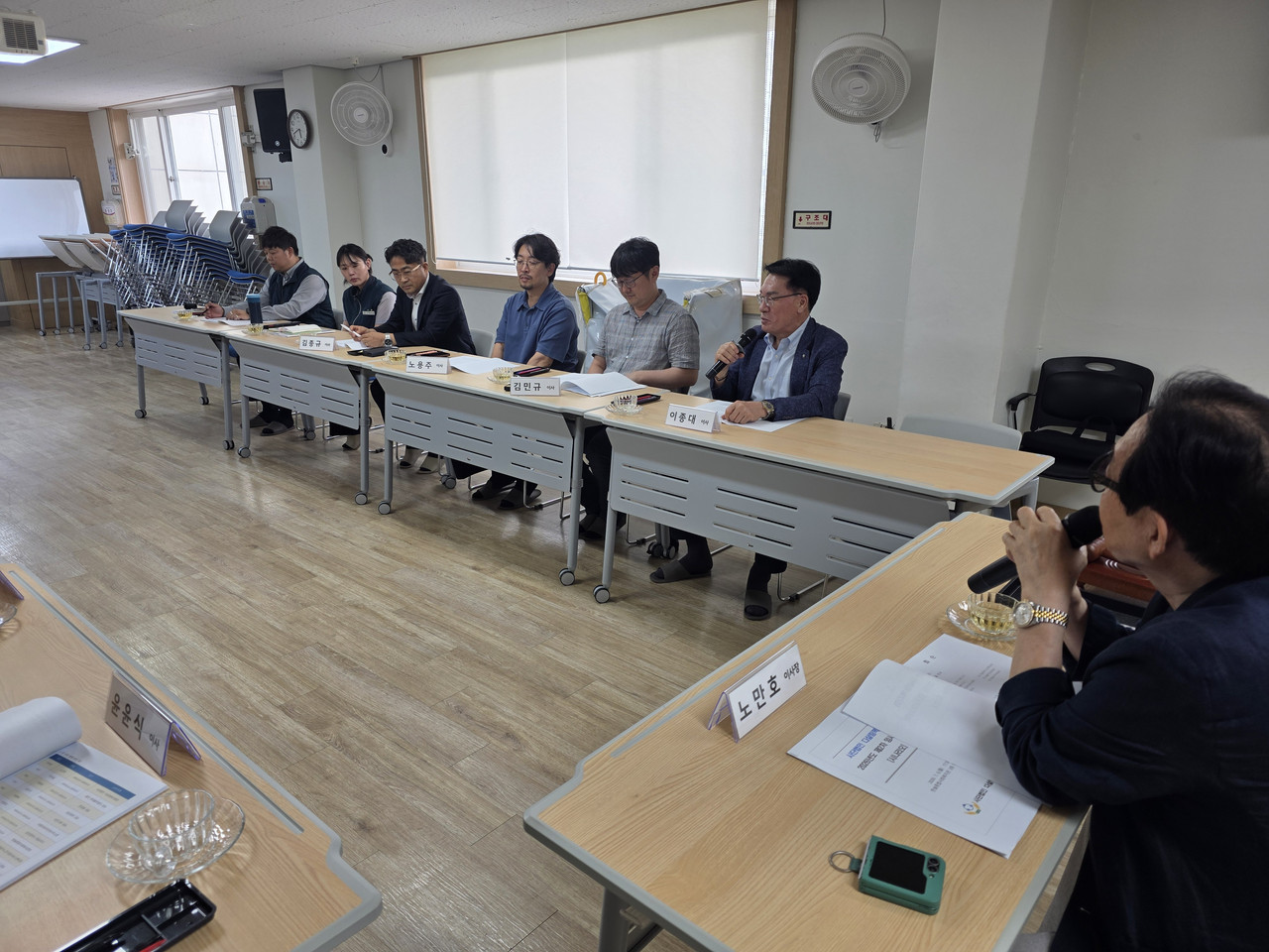 소개 중인 이종대 이사