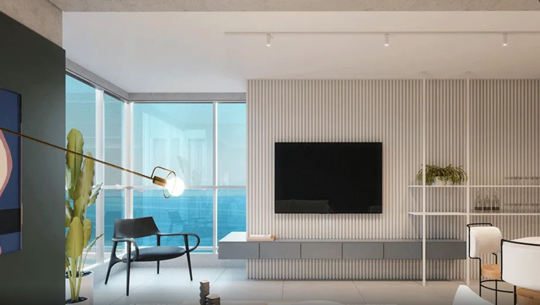 Apartamento de 1 quarto do Lucsin Residence com layout funcional e iluminação natural