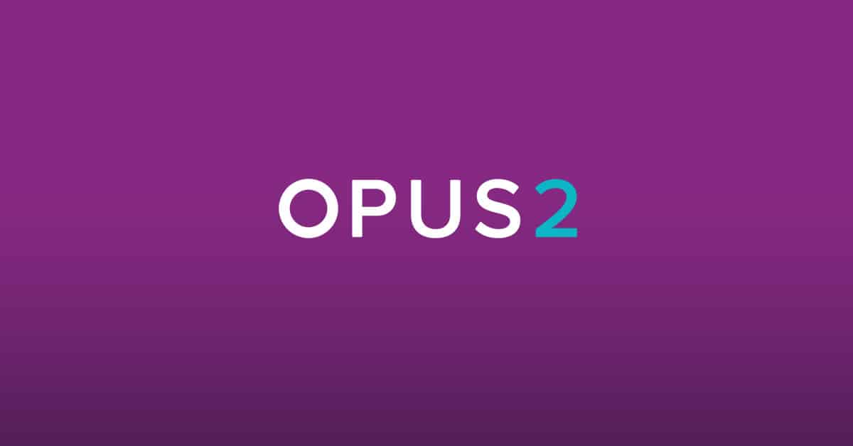 Opus 2 International logo