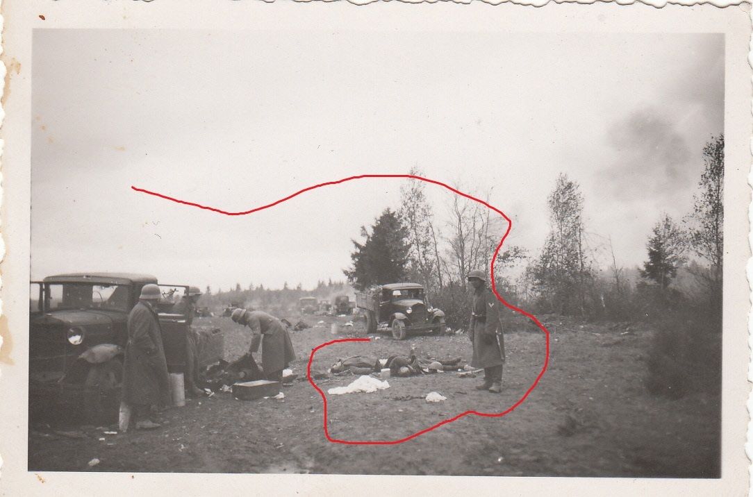 Foto Soldat schwere Kämpfe Russland Spähtrupp An