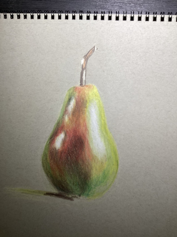 Pear, close up
