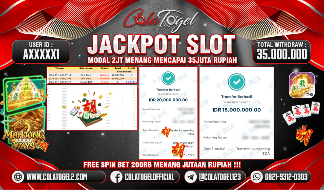 JACKPOT SLOT GACOR!!