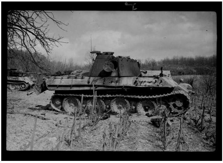 Венгрия, район озера Балатон. Подбитые танки