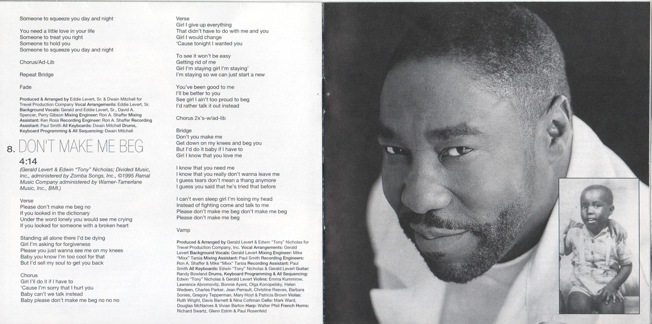 Gerald Levert Father & Son BOOK 6 [1995]
