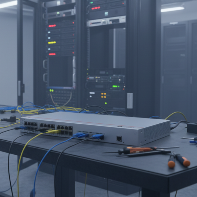 Switch Huawei S220-24T4X vista frontal