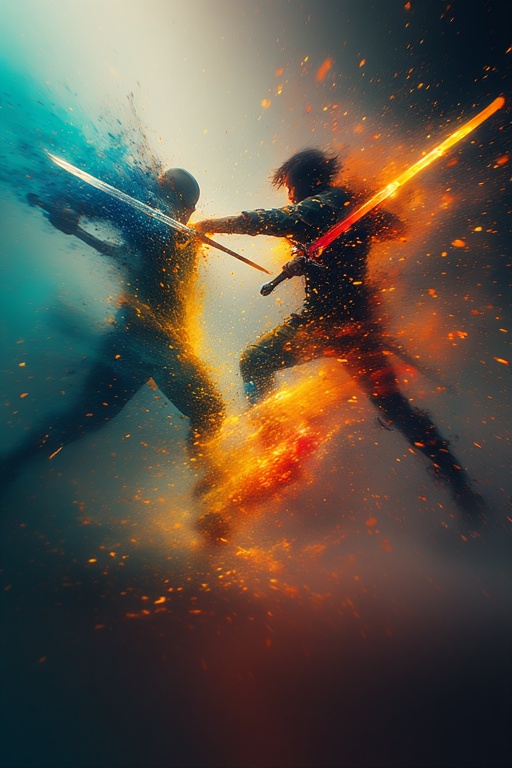 Two-abstract-figures-in-a-swor-13