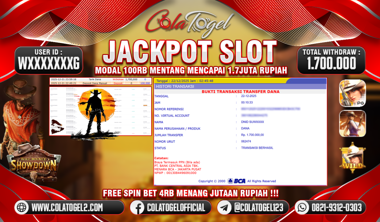 JACKPOT SLOT GACORR!!