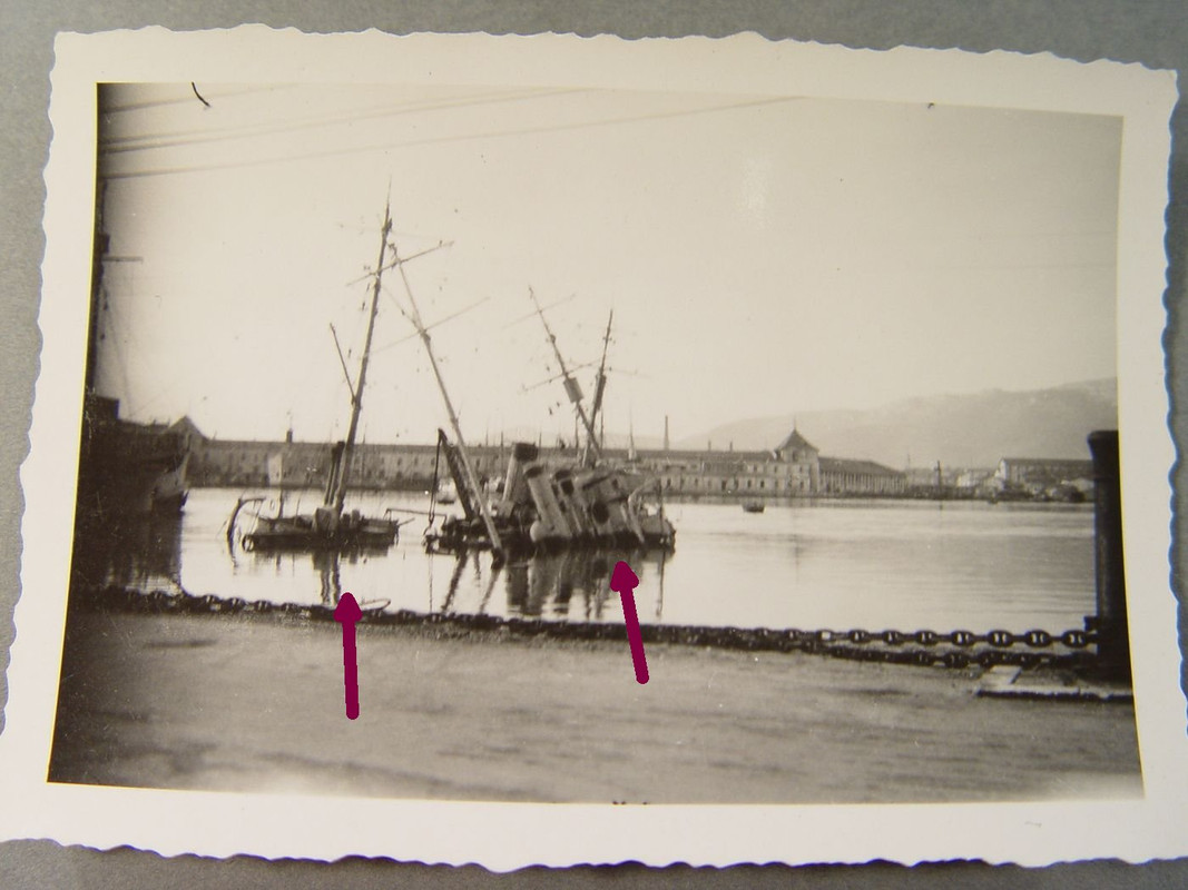 Versenkte Flotte, Zerstörer Kreuzer Schlachtschi