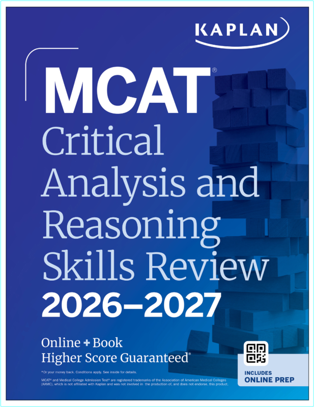 MCAT Critical Analysis And Reasoning Skills Review 2026-2027 Kaplan Test Prep (Kaplan Prep)