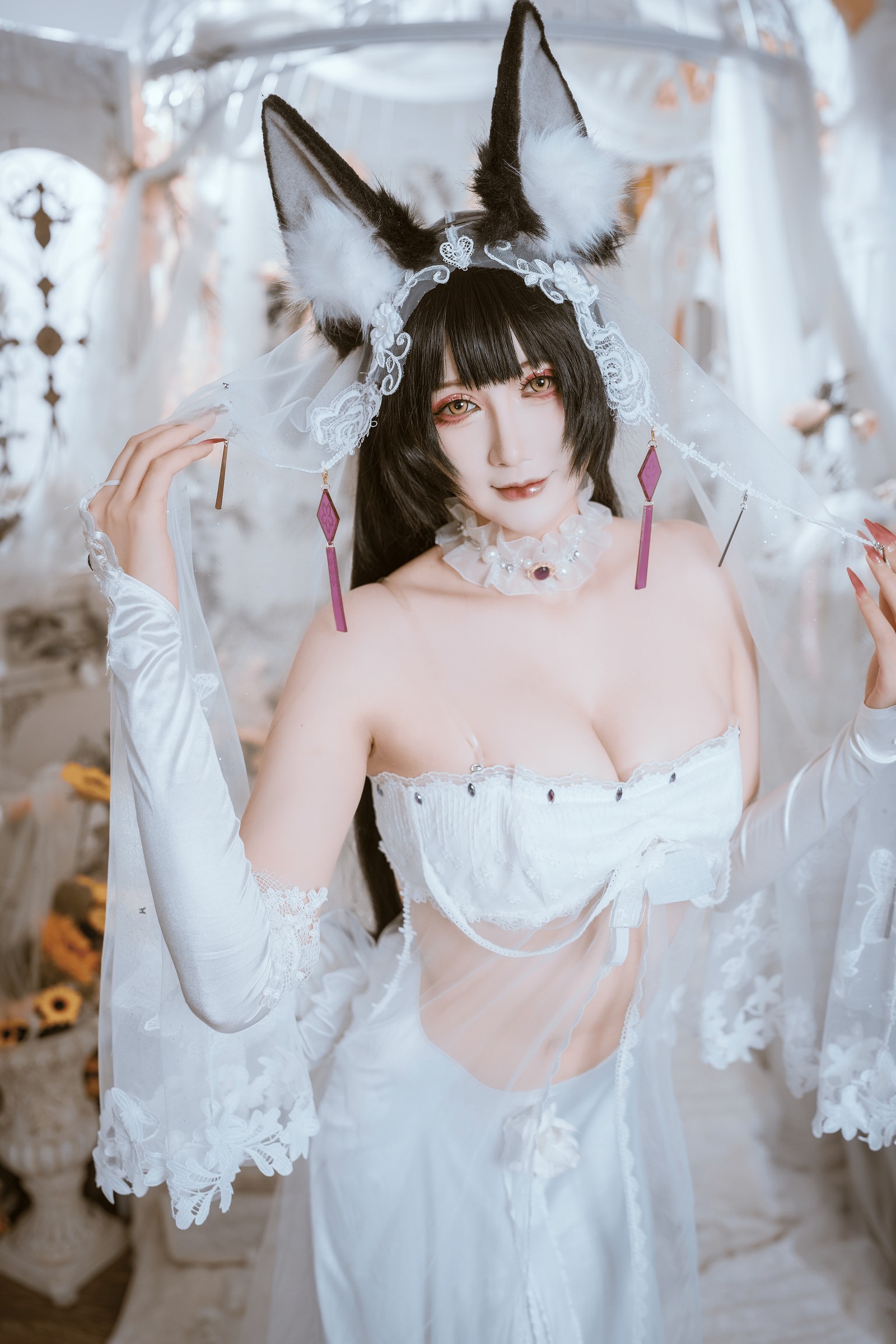 兔胖胖min – 碧蓝航线 武藏 花嫁 Cosplay 高清写真集（40P-883.9MB）插图9