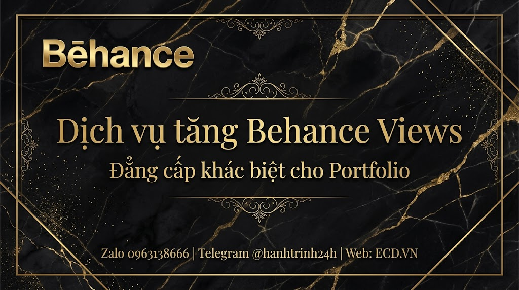 dịch vụ tăng behance views đảm bảo cho creative