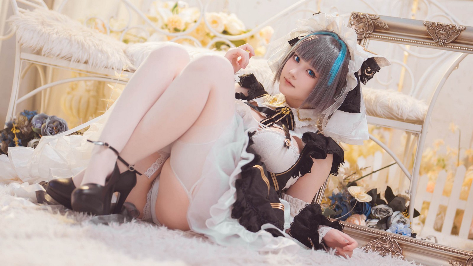 屿鱼 Yuyu 碧蓝航线 柴郡 Cosplay 写真图集｜Azur Lane（54P｜138MB）插图6