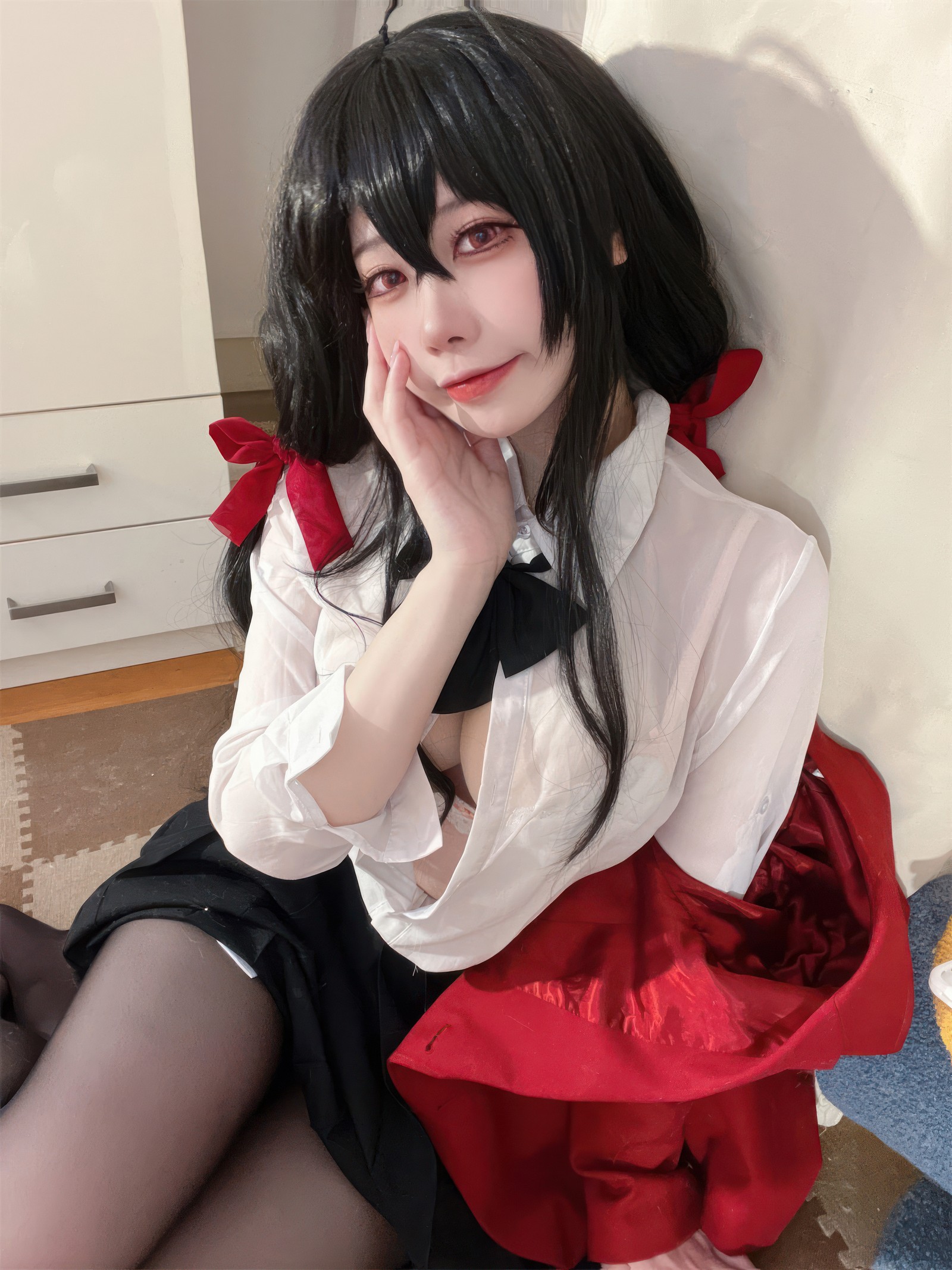 安食Ajiki 碧蓝航线大凤JK写真集 – 动漫COS & 制服美少女 [41P-281.6M]插图