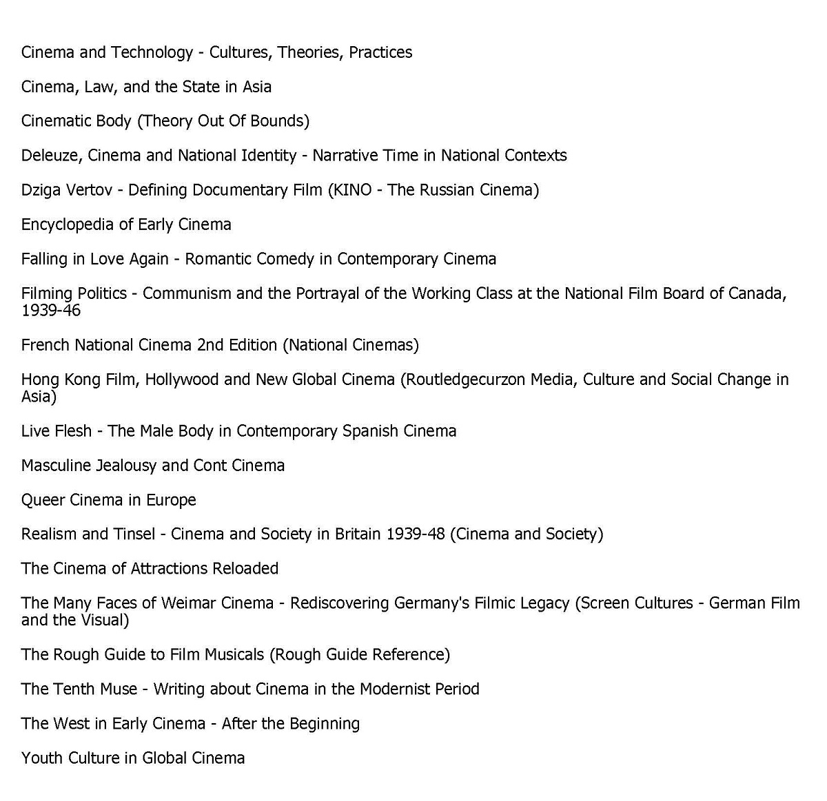 20 Cinema Books Collection Pack-17 20 Cinema Books Collection Pack-17