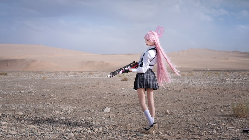 艾西Aiwest 星野Cosplay写真图集 碧蓝档案角色高清美图 49P (290.6M)插图2