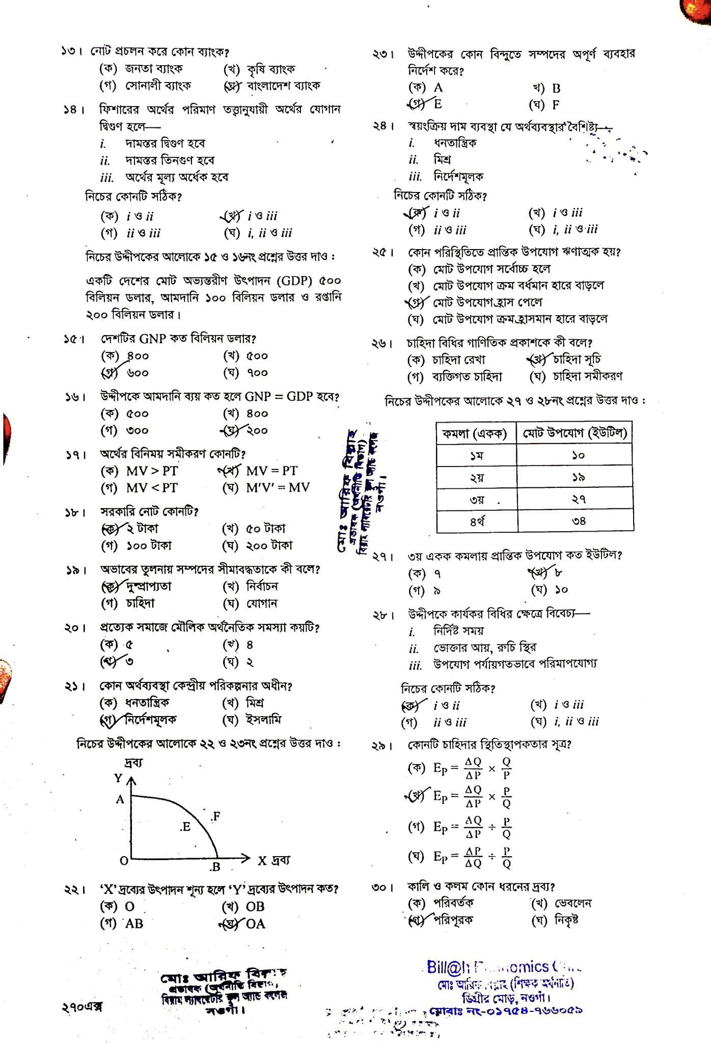 Hsc Economics Orthoniti 1st Paper Mcq Questions And Answers 2023 Pdf Hsc Economics Orthoniti 1st Paper Mcq Questions And Answers 2023 Pdf