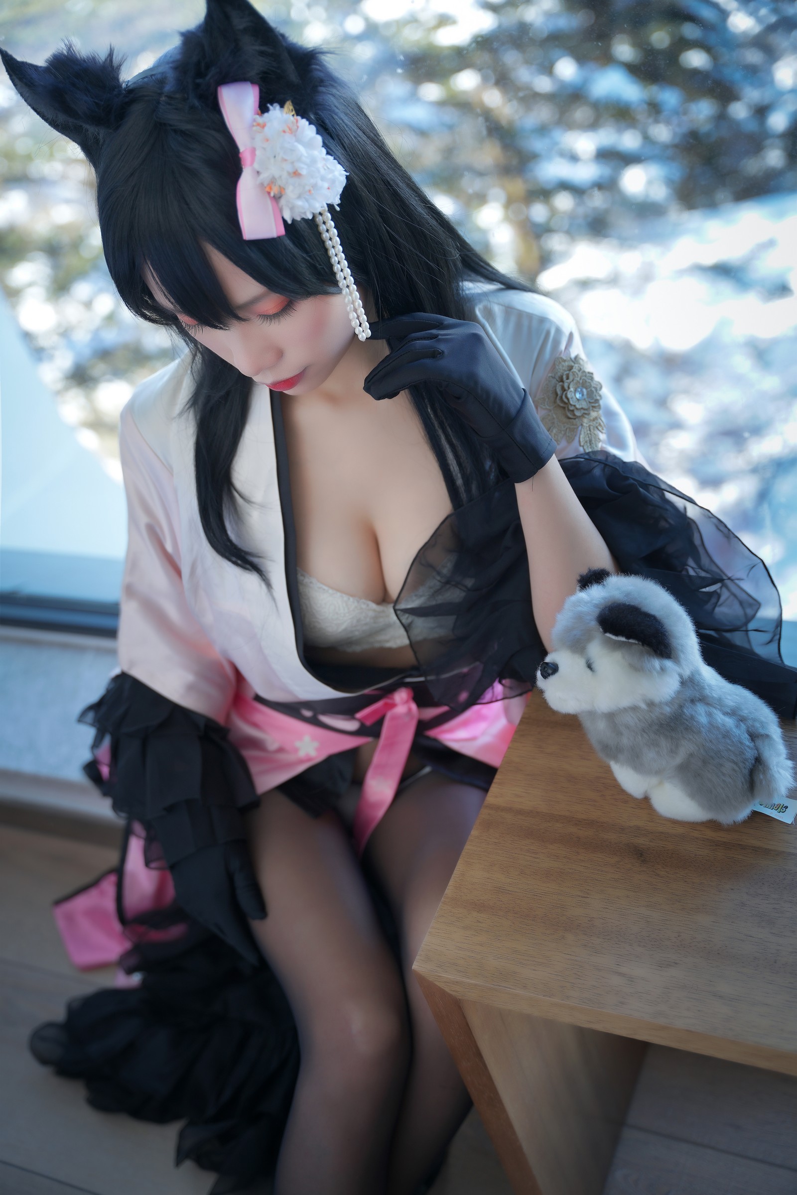 Neko-薇薇 爱宕和服 Cosplay 写真合集｜超清大图（45P｜453MB）插图9